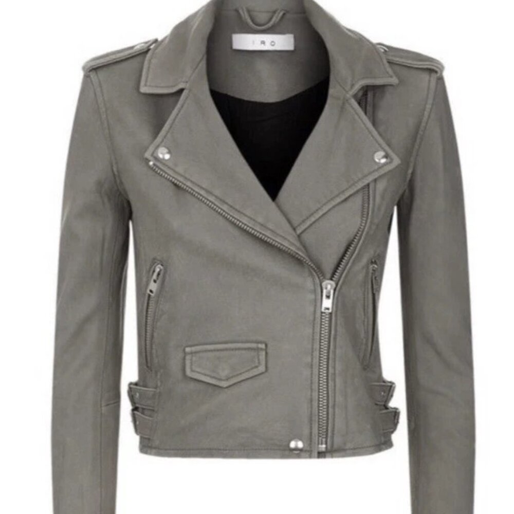 Iro Ashville Lamb Leather Jacket - 36